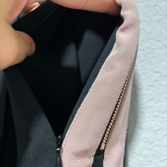 See Rose Go Womens High Rise Straight Tailored Track Pants Black 18 Striped - Picture 6 of 16